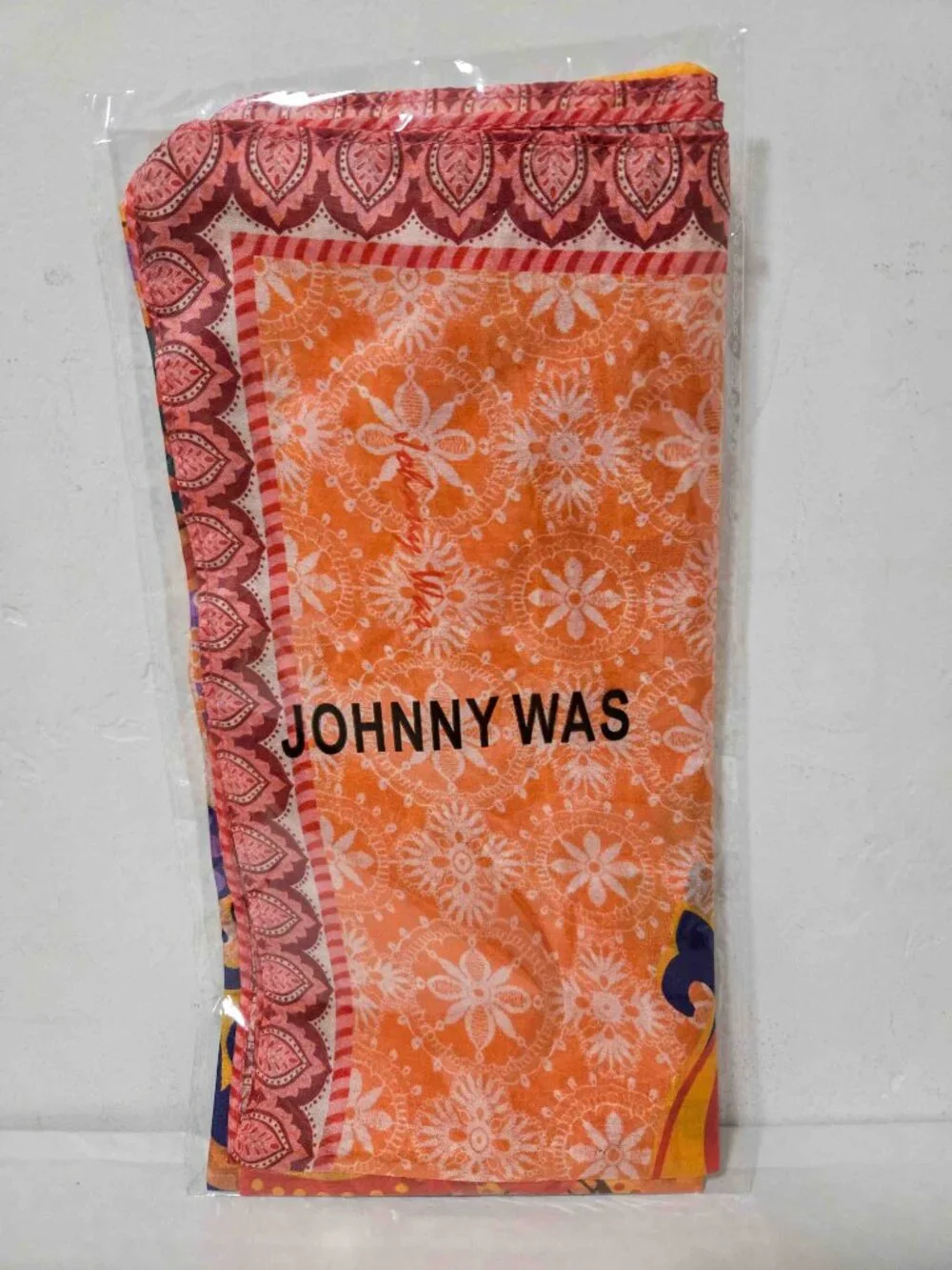 Johnny Was 100% Silk Scarf